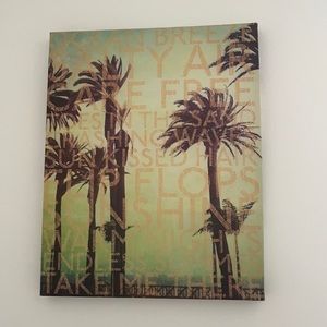 Big palm tree wall decor